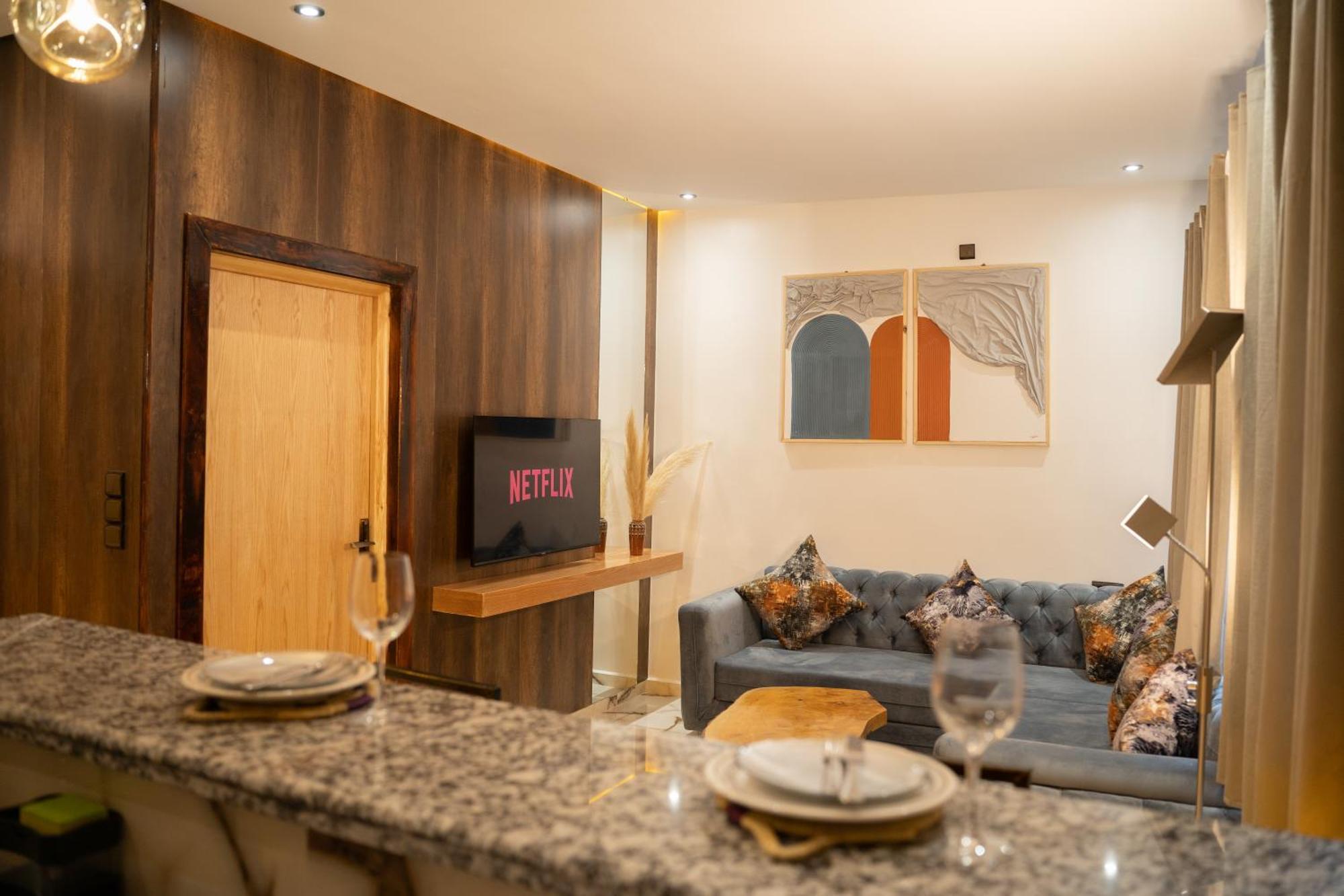 La Terrassa Appartement Climatise 아즈루 외부 사진